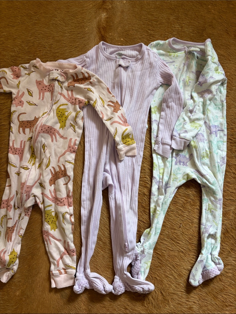 Sleeper footed pajamas bundle